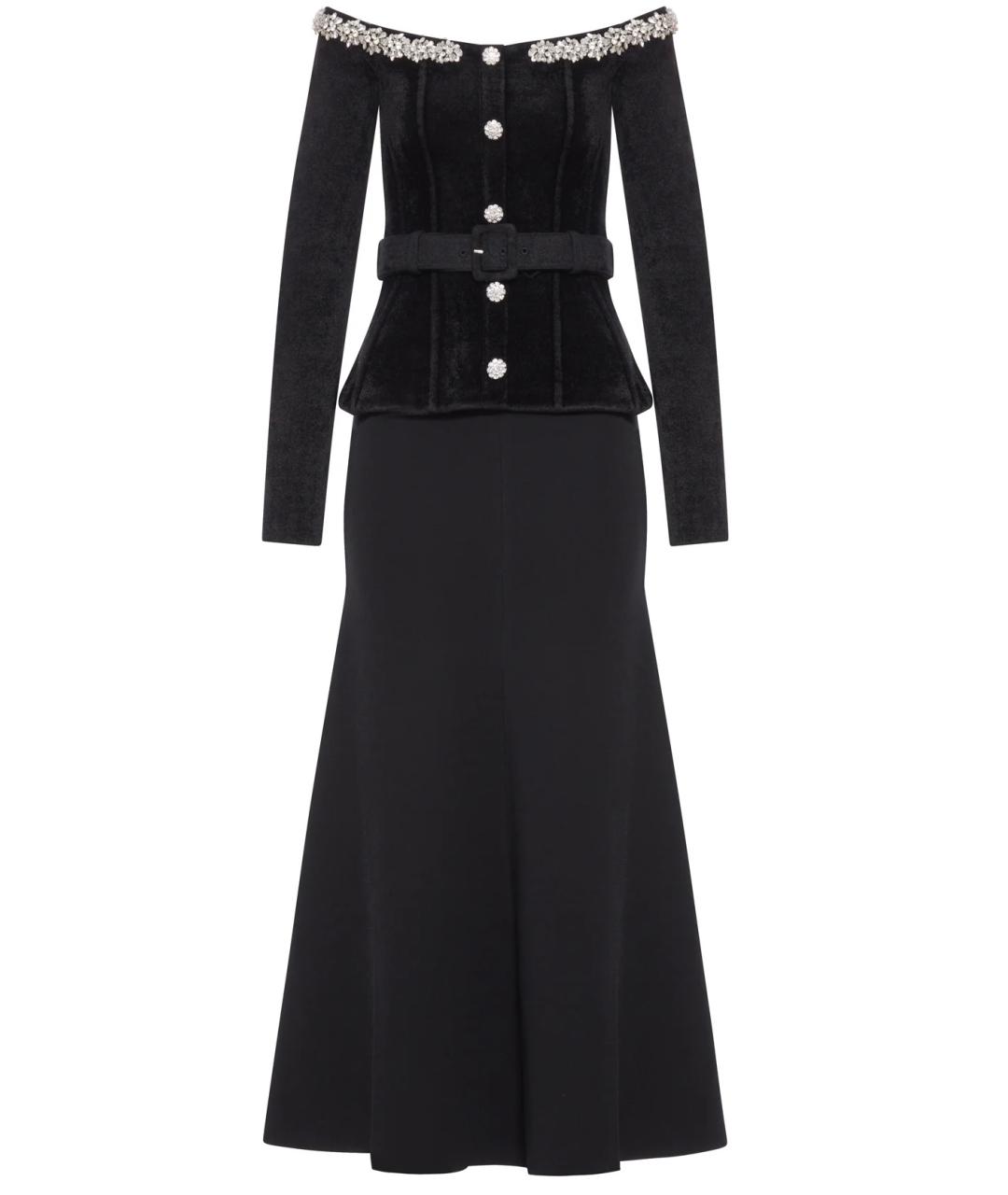 SELF-PORTRAIT Черное коктейльное платье, фото 1