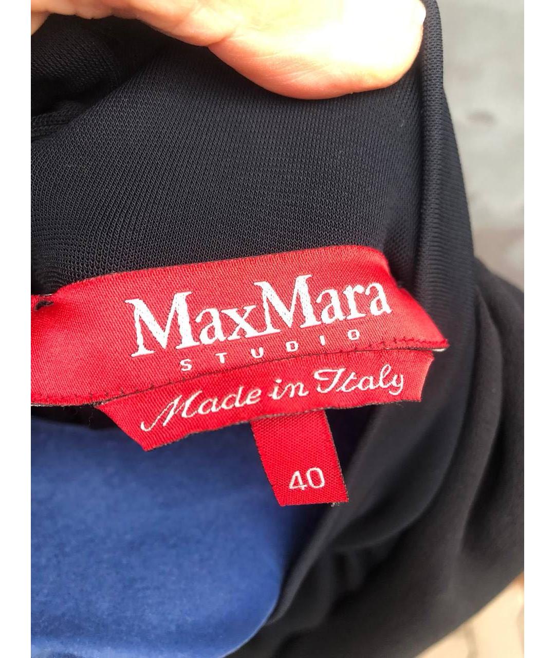 MAX MARA Черное повседневное платье, фото 2