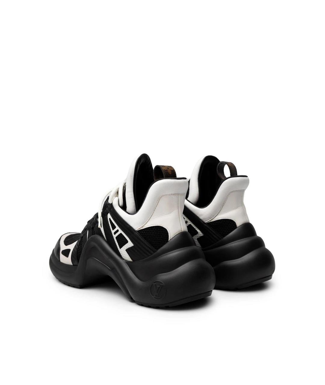 LOUIS VUITTON Черные текстильные кроссовки, фото 3