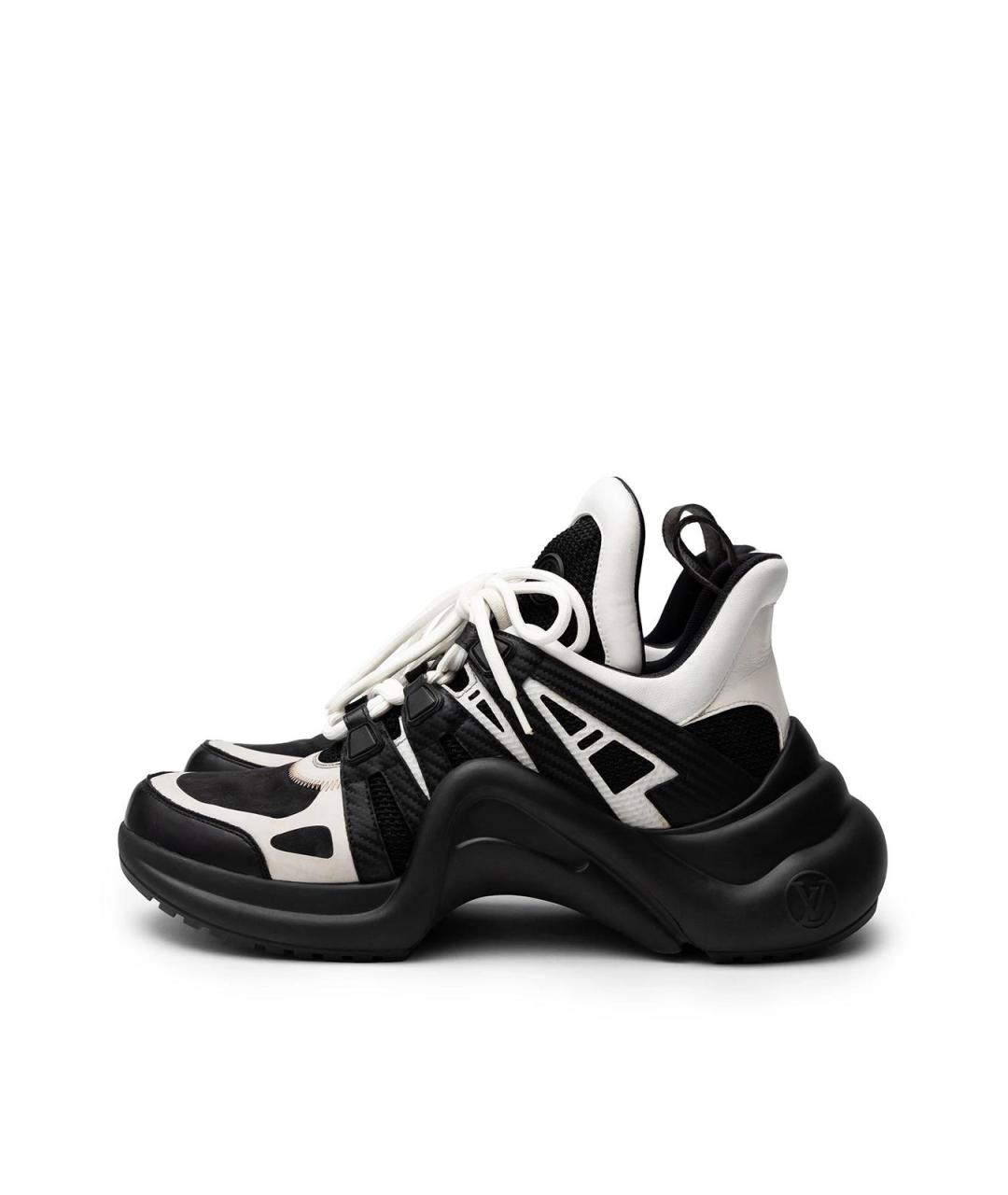 LOUIS VUITTON Черные текстильные кроссовки, фото 5