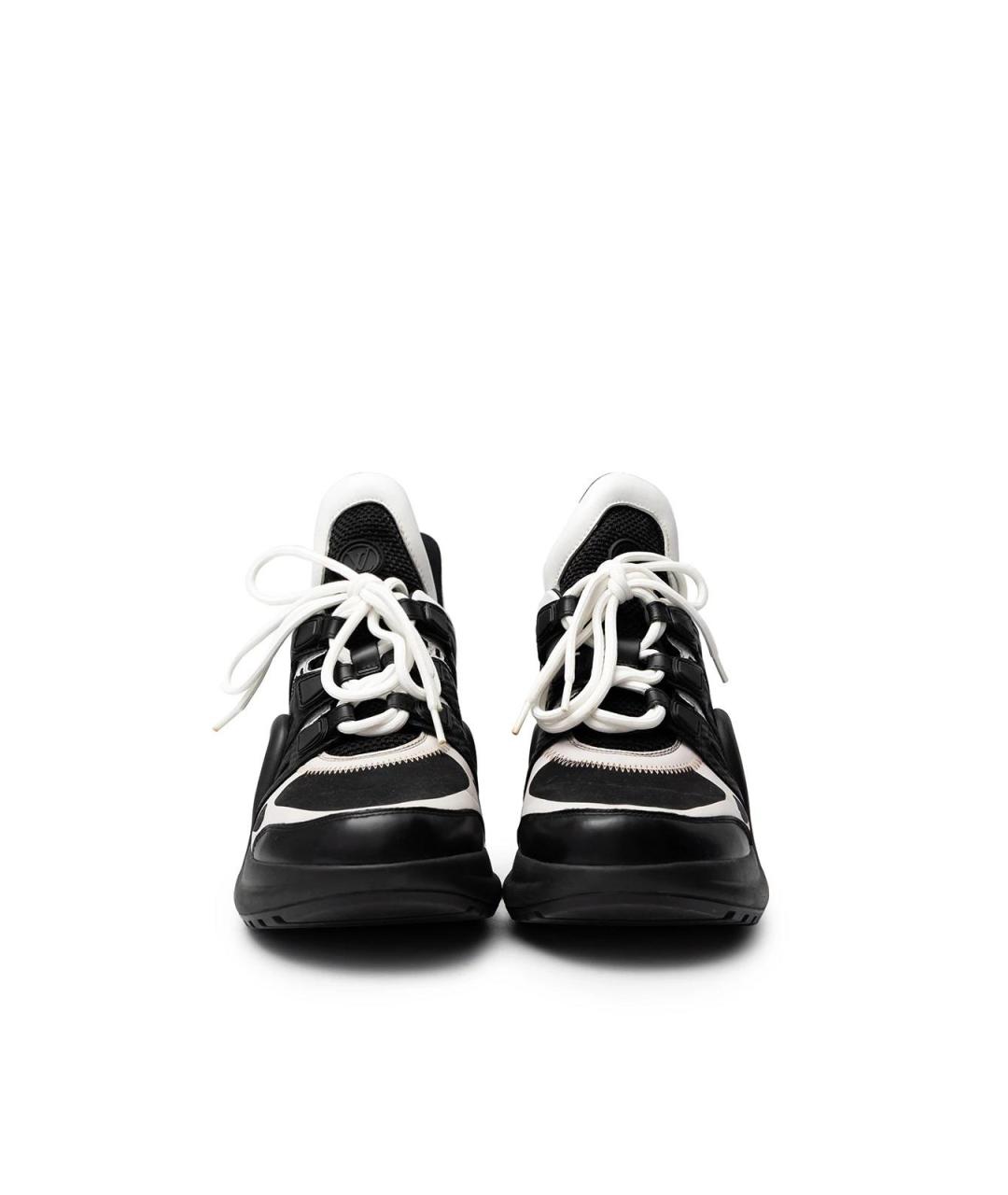 LOUIS VUITTON Черные текстильные кроссовки, фото 4