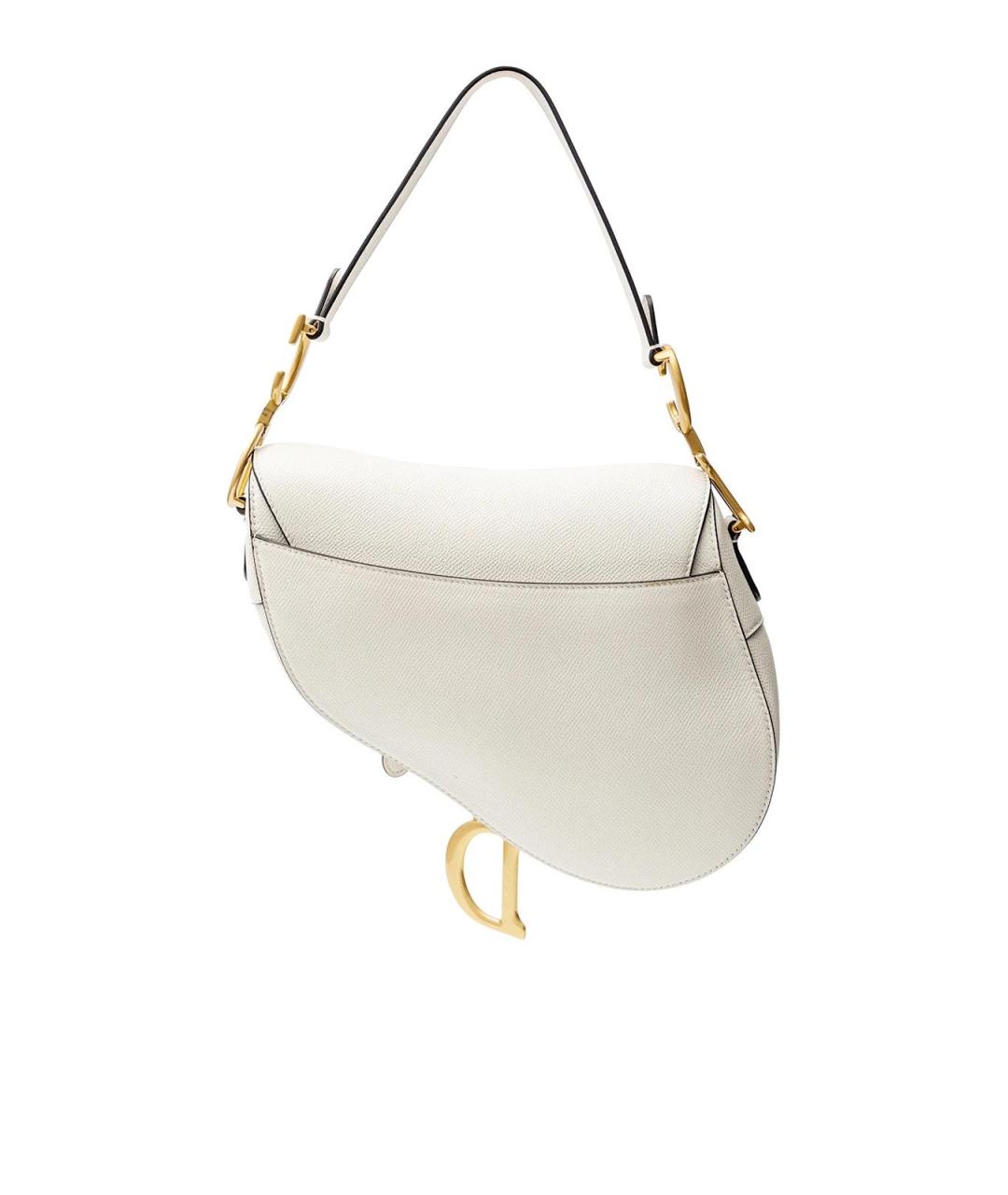 CHRISTIAN DIOR Бежевая кожаная сумка с короткими ручками, фото 3