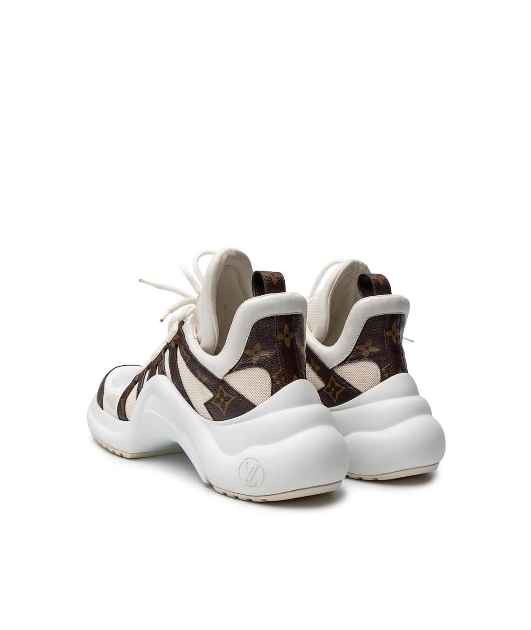 LOUIS VUITTON Белые текстильные кроссовки, фото 3