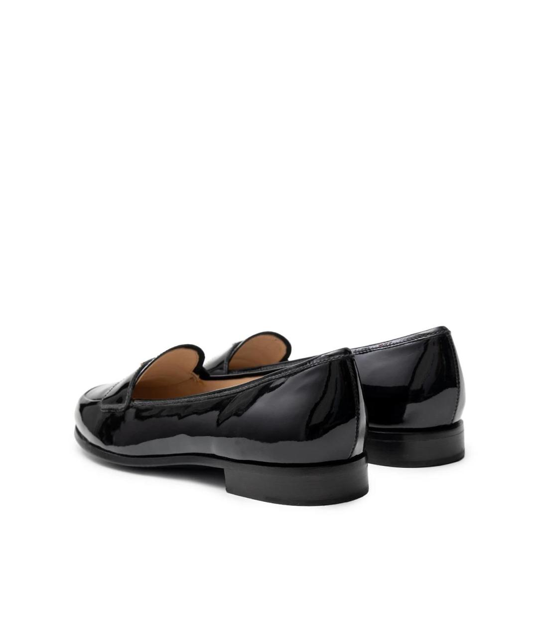 PRADA Черные лоферы из лакированной кожи, фото 3