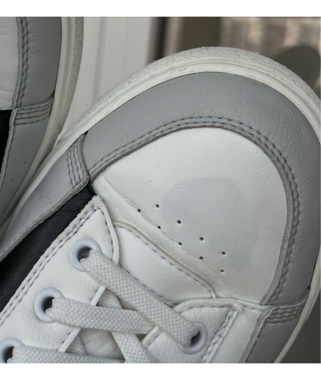 LOUIS VUITTON Белые кожаные кеды, фото 5