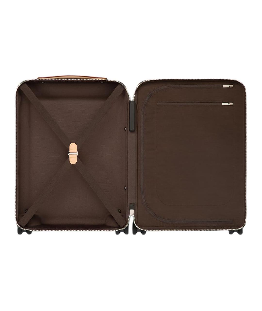 LOUIS VUITTON Коричневый чемодан, фото 5