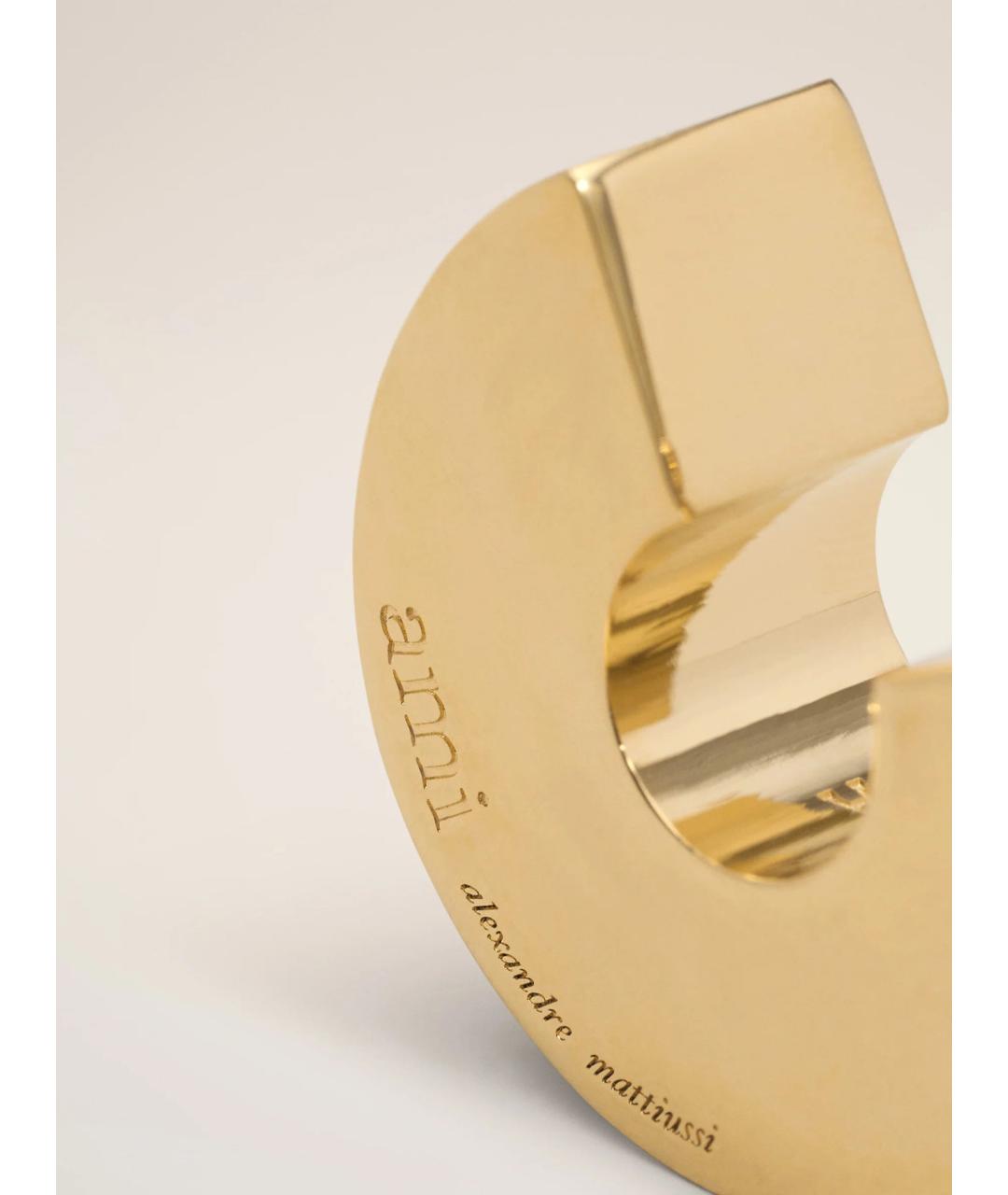 Ami Paris Золотые металлические серьги, фото 4