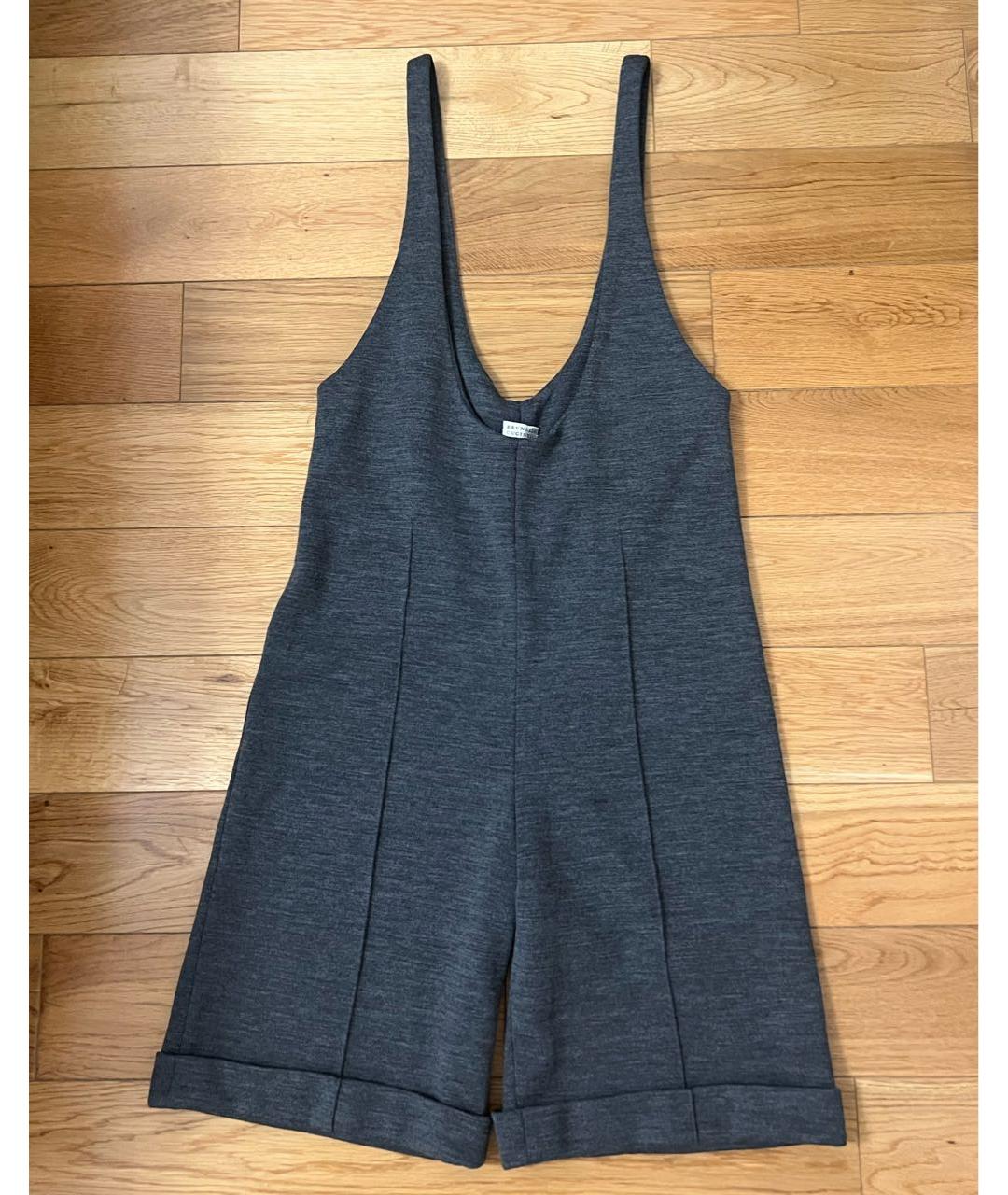 BRUNELLO CUCINELLI Серый шерстяной комбинезон, фото 2