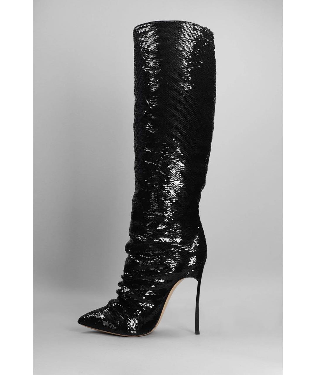 CASADEI Черные кожаные ботильоны, фото 7