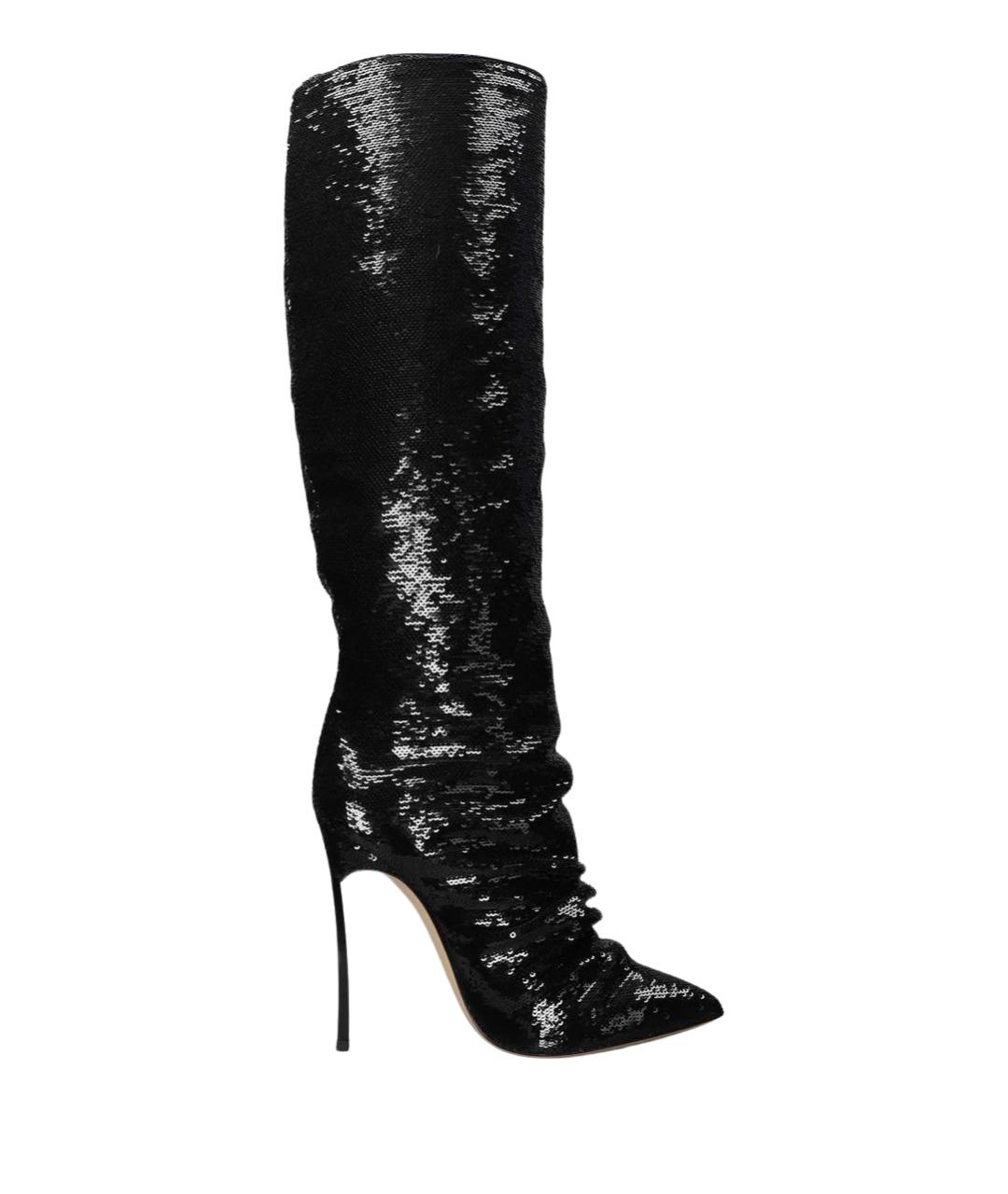 CASADEI Черные кожаные ботильоны, фото 1