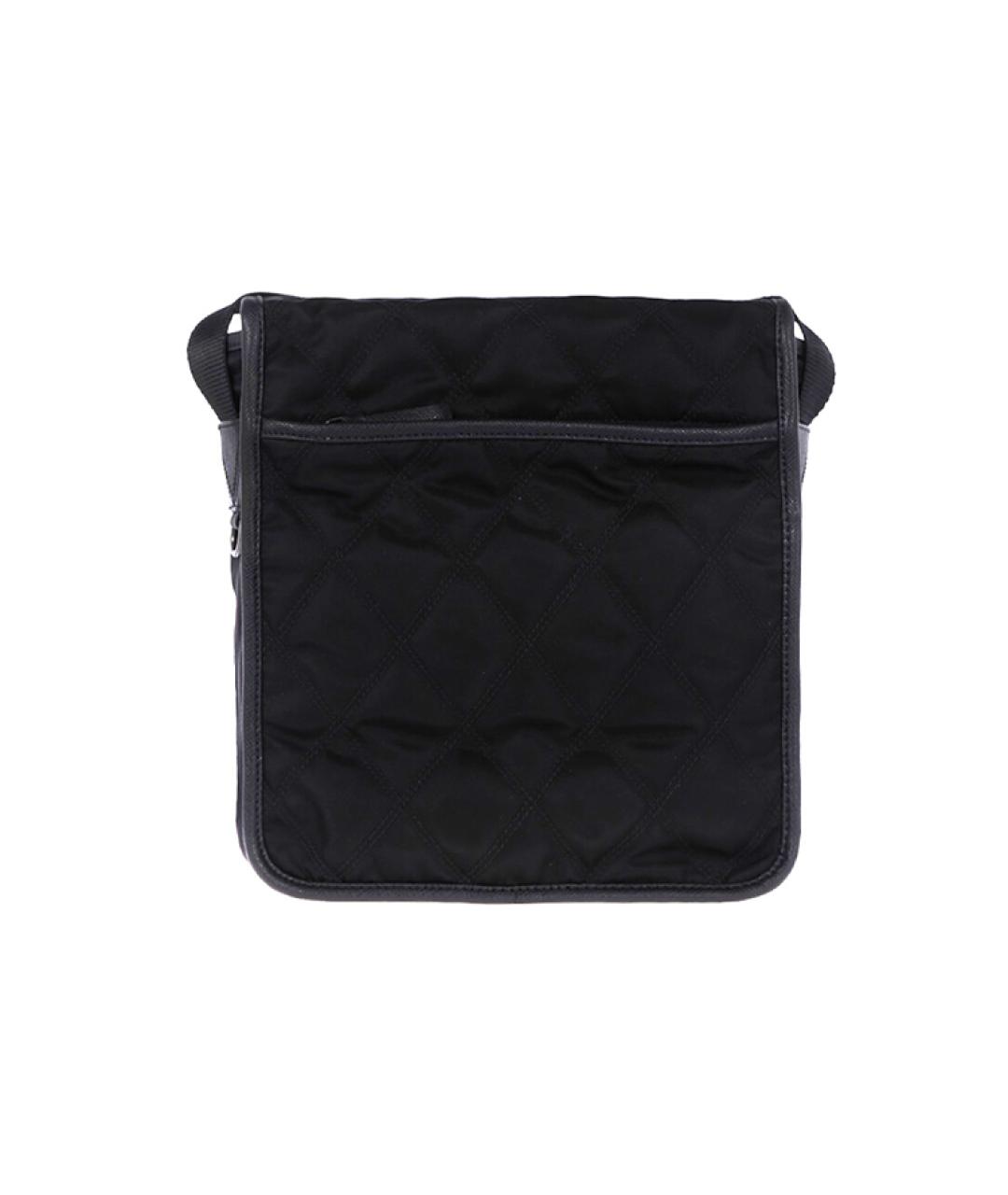 PRADA Черная тканевая сумка на плечо, фото 3