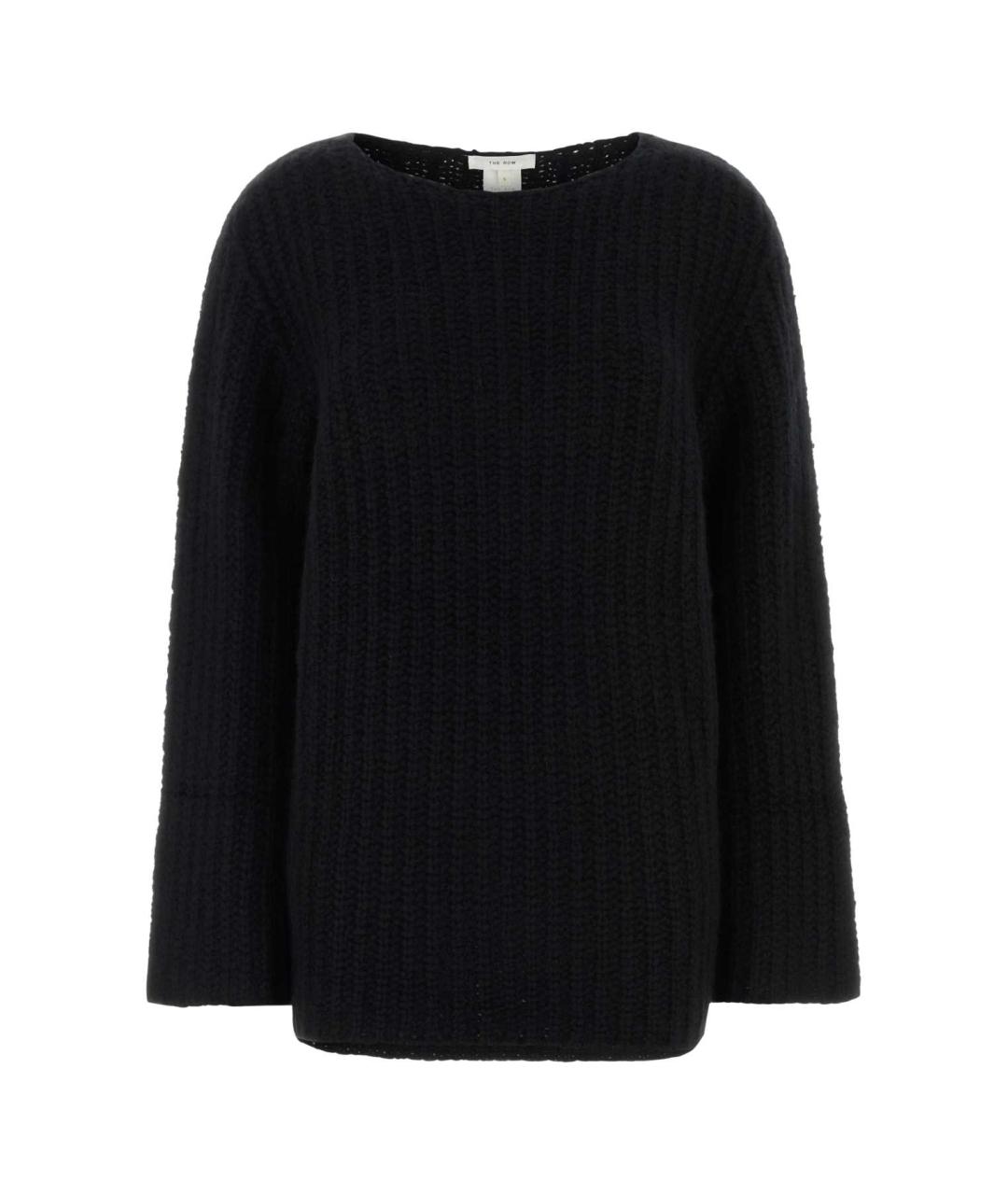 THE ROW Черный кашемировый джемпер / свитер, фото 1