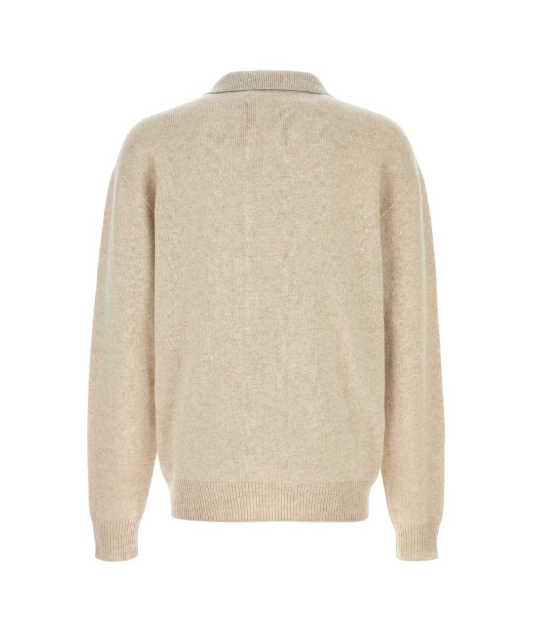 THE ROW Бежевый кашемировый джемпер / свитер, фото 2