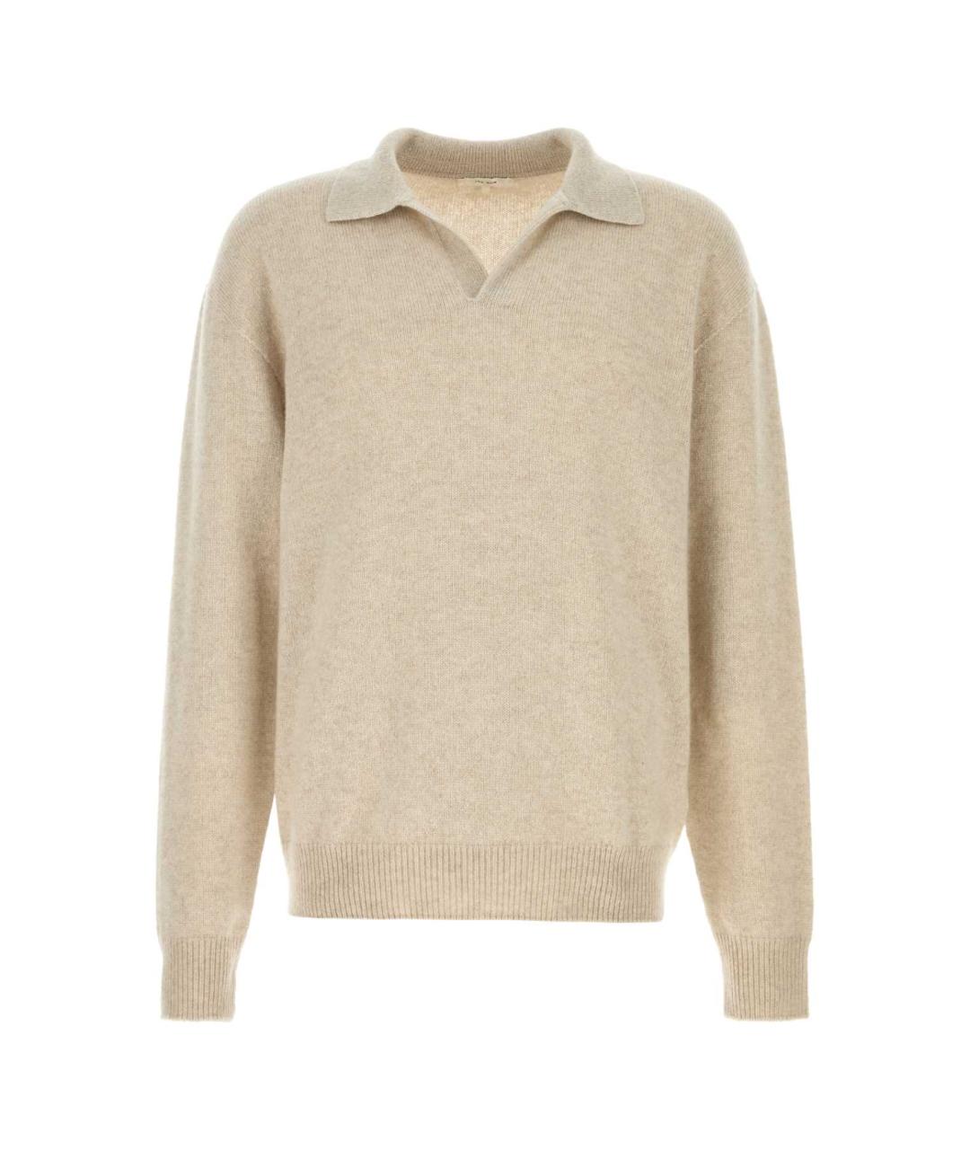 THE ROW Бежевый кашемировый джемпер / свитер, фото 1