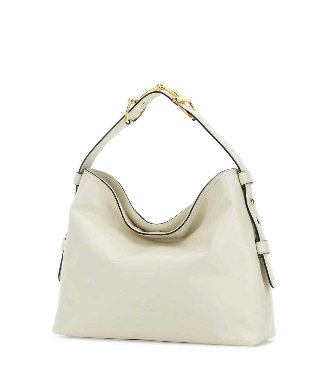 GUCCI Белая кожаная сумка через плечо, фото 2