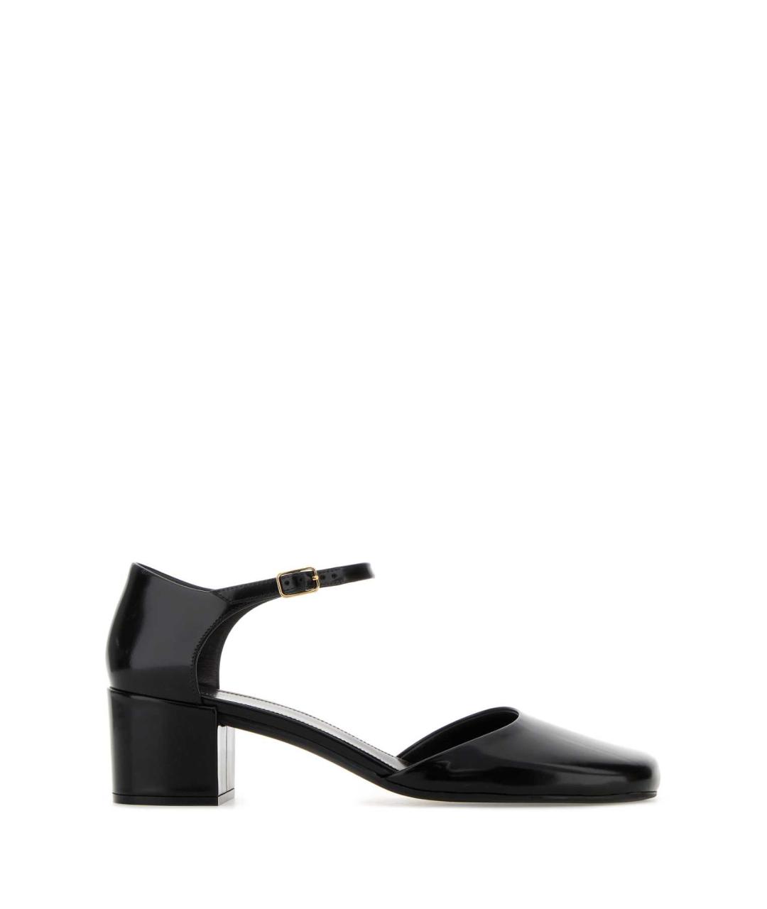 THE ROW Черные кожаные туфли, фото 1