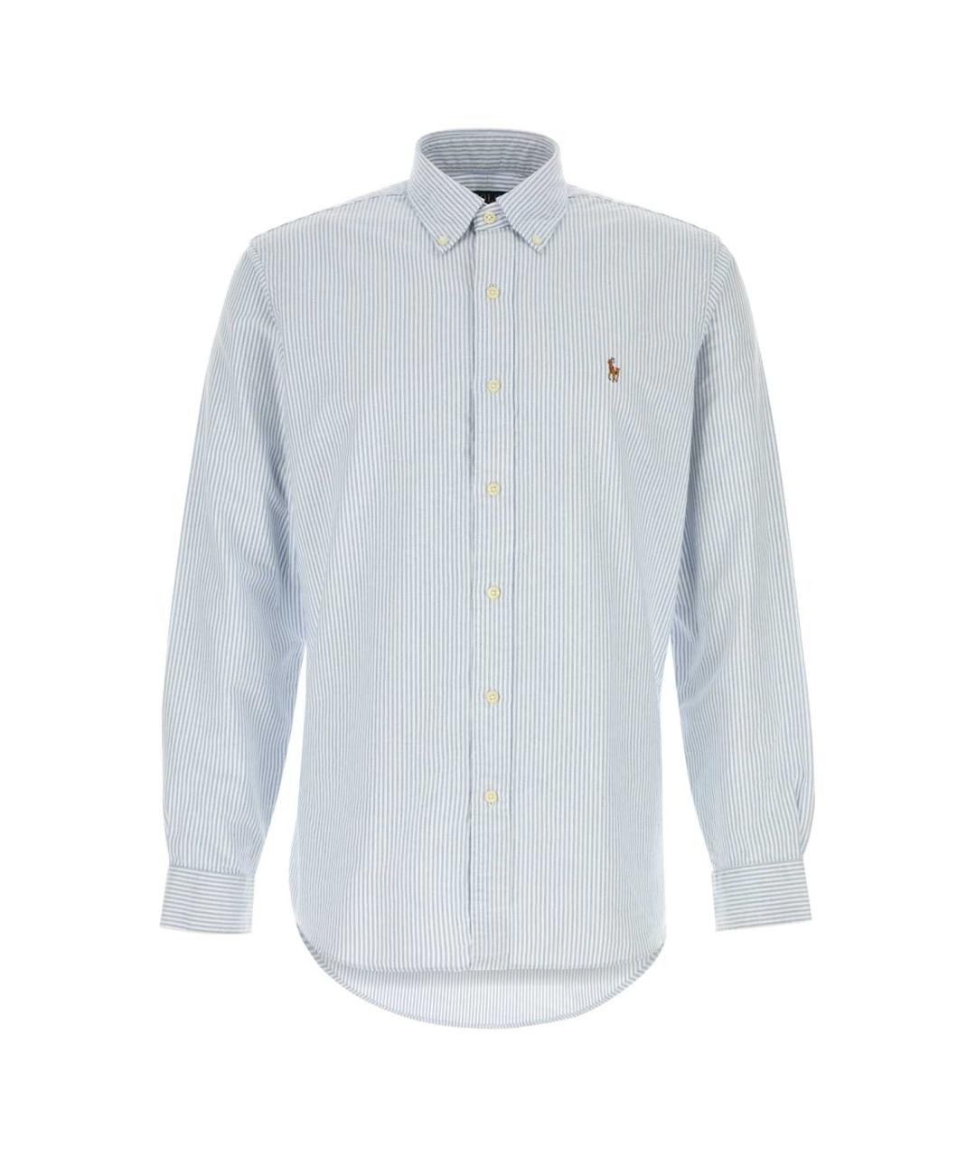 POLO RALPH LAUREN Голубая хлопковая кэжуал рубашка, фото 1