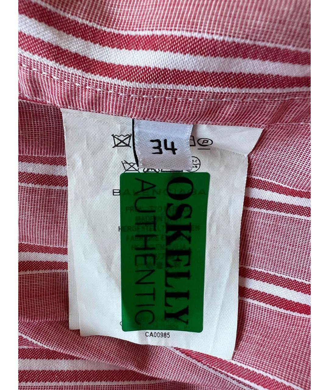 BALENCIAGA Хлопковая рубашка, фото 7