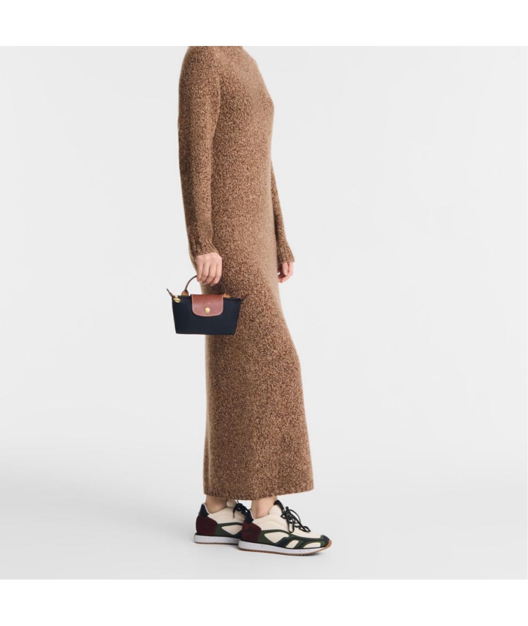 LONGCHAMP Черная сумка с короткими ручками, фото 6