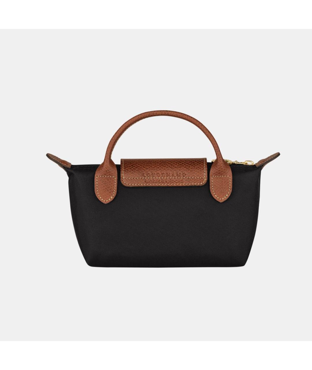 LONGCHAMP Черная сумка с короткими ручками, фото 3