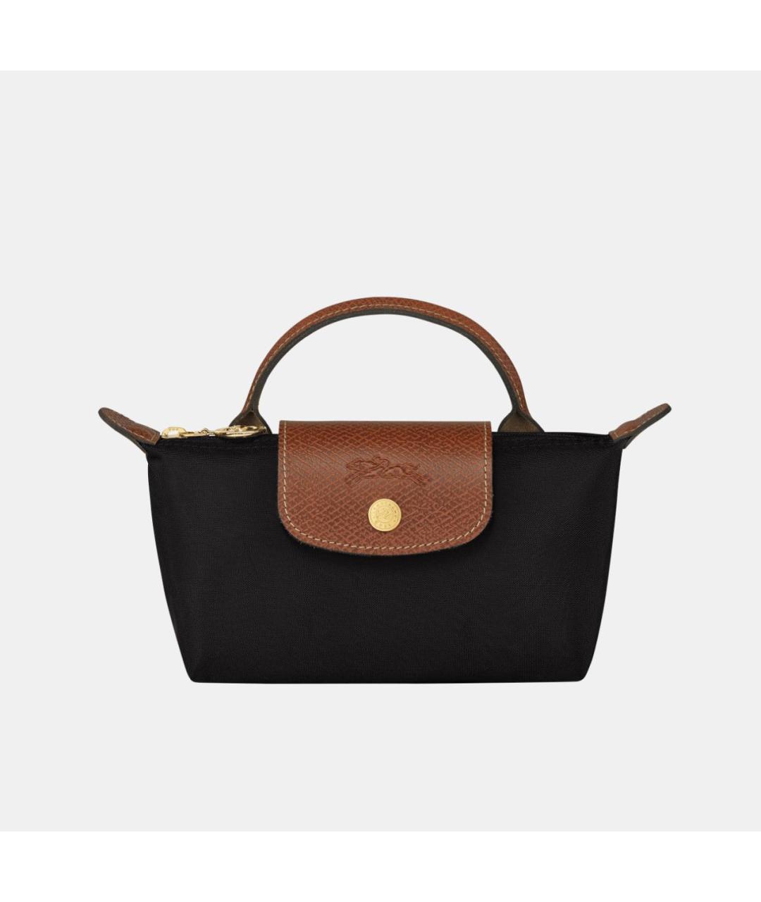 LONGCHAMP Черная сумка с короткими ручками, фото 7