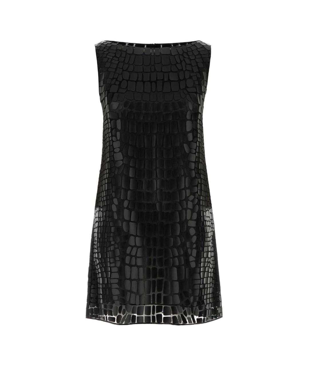 DSQUARED2 Черное шелковое платье, фото 1