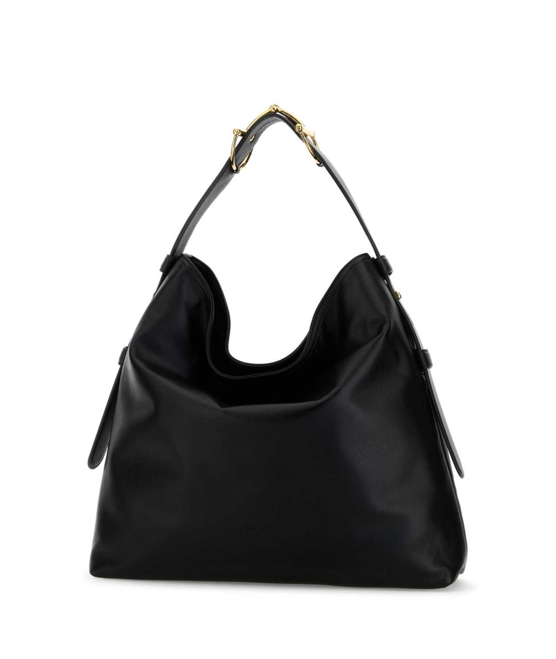 GUCCI Черная кожаная сумка через плечо, фото 2