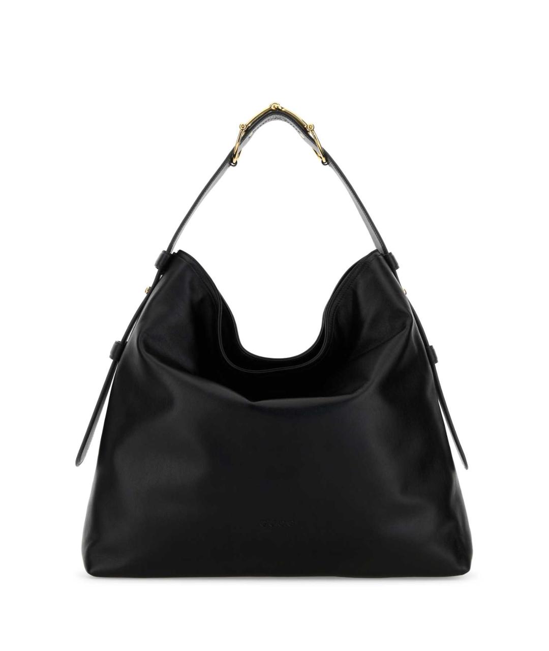 GUCCI Черная кожаная сумка через плечо, фото 1