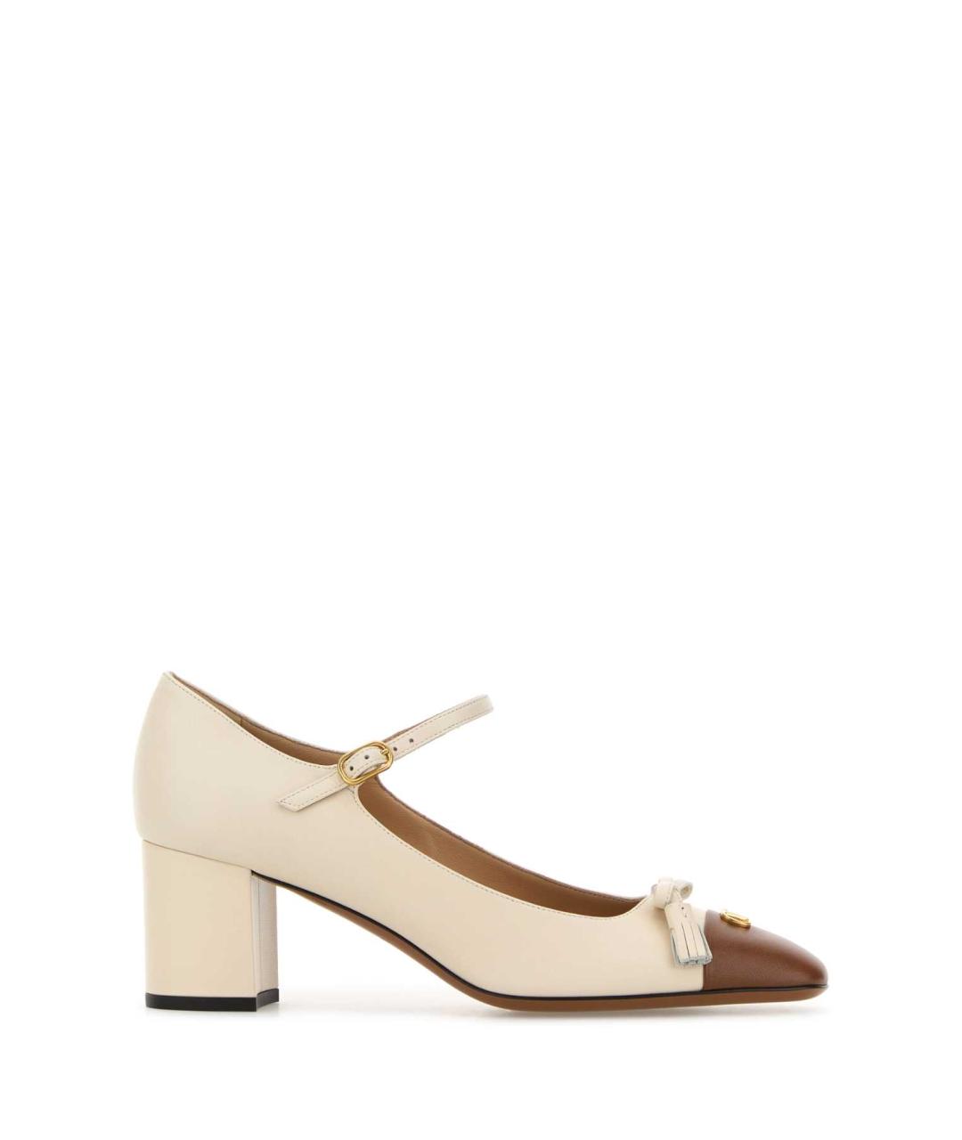 VALENTINO Белые кожаные туфли, фото 1