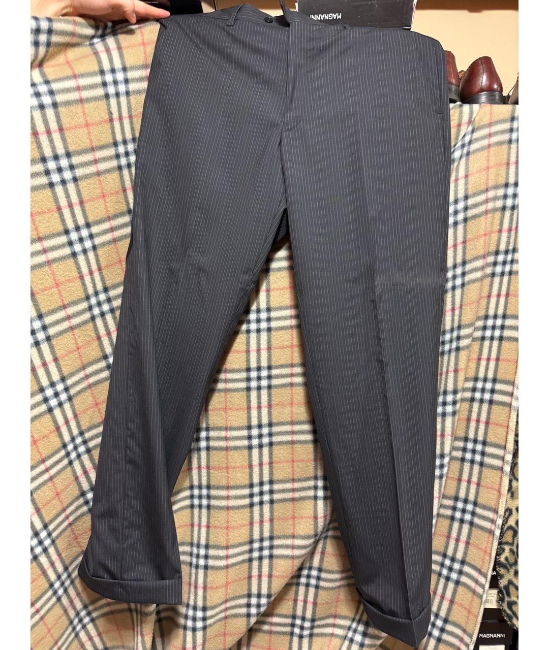 ALEXANDER MCQUEEN Черный классический костюм, фото 3