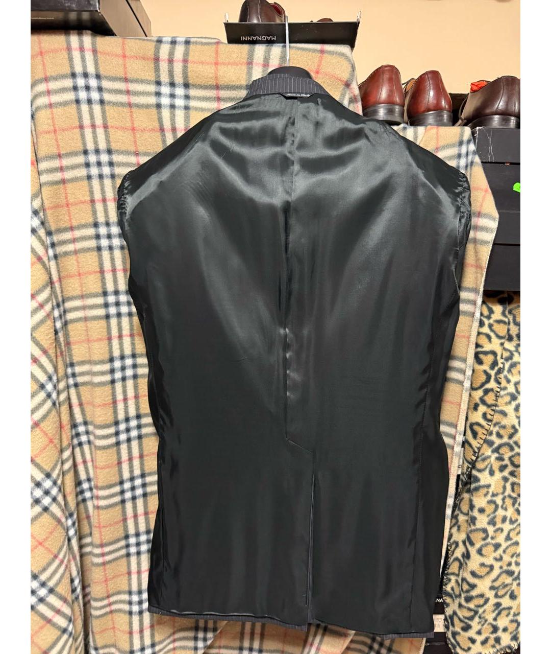 ALEXANDER MCQUEEN Черный классический костюм, фото 2