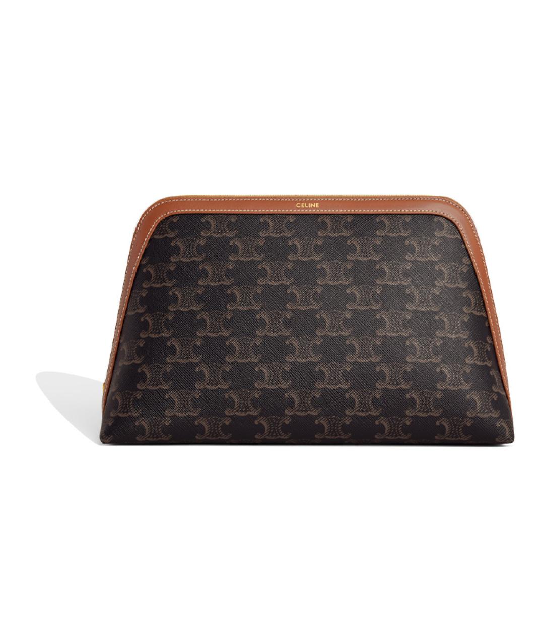 CELINE Коричневая косметичка, фото 1