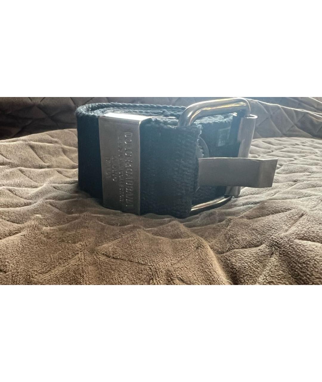 DOLCE&GABBANA Черный ремень, фото 9