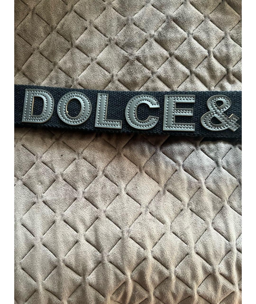 DOLCE&GABBANA Черный ремень, фото 7