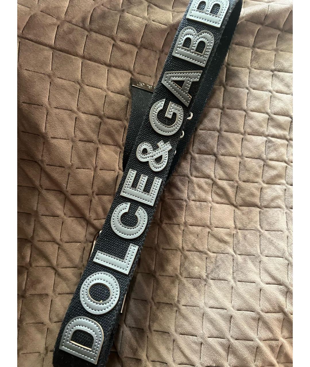 DOLCE&GABBANA Черный ремень, фото 4