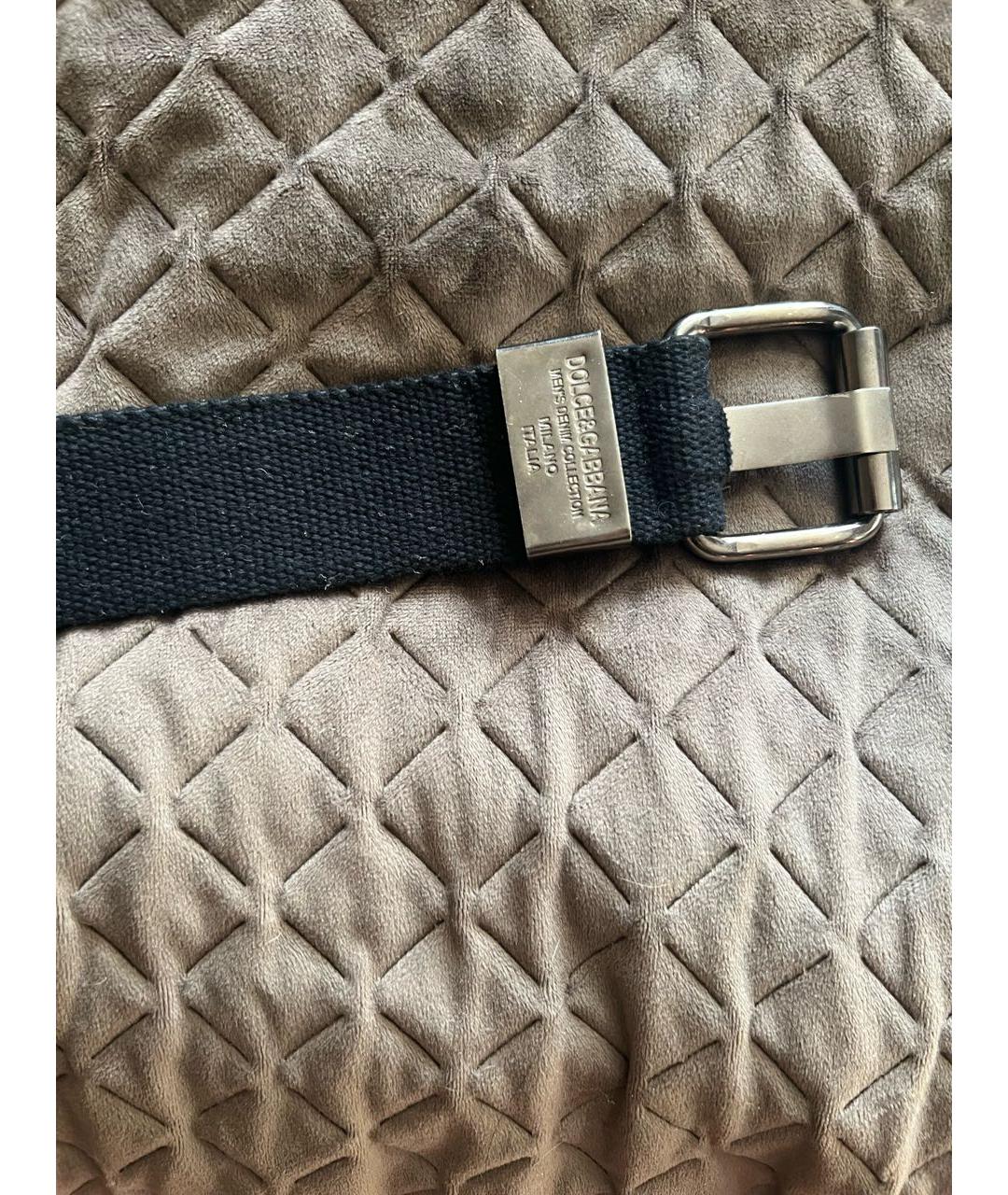 DOLCE&GABBANA Черный ремень, фото 2