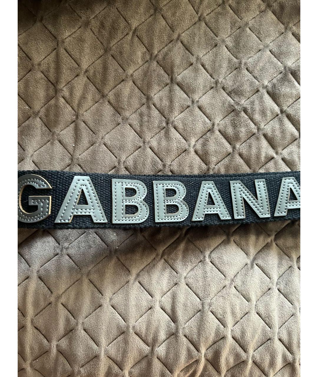 DOLCE&GABBANA Черный ремень, фото 8