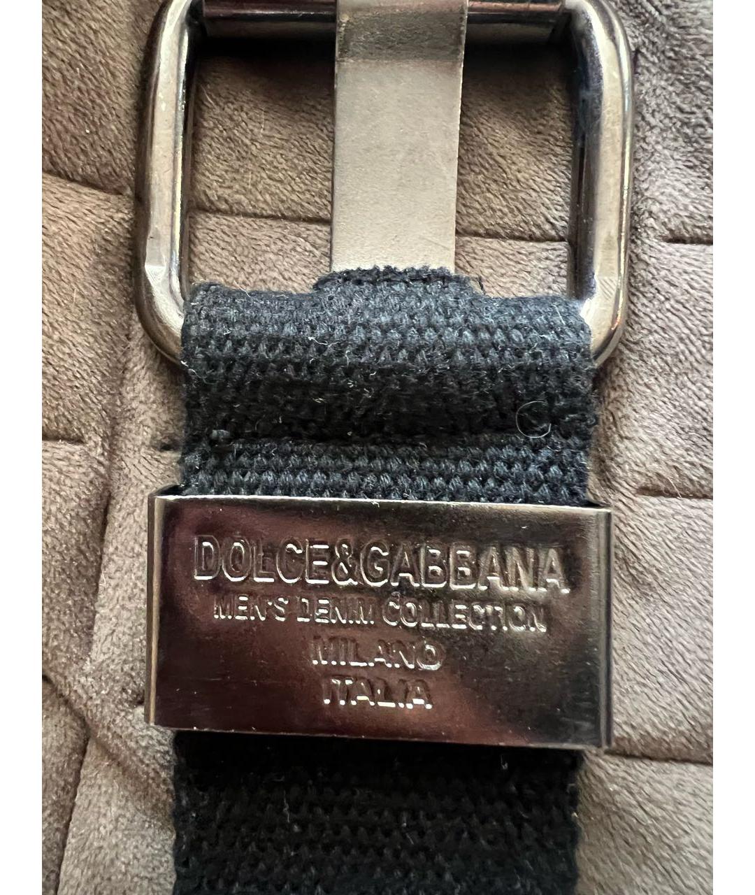 DOLCE&GABBANA Черный ремень, фото 3