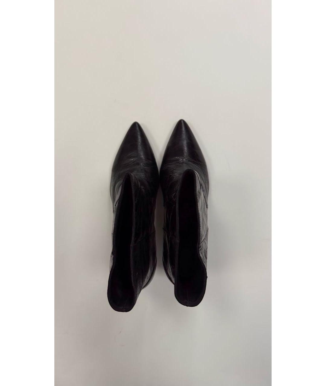 IRO Черные кожаные ботинки, фото 3