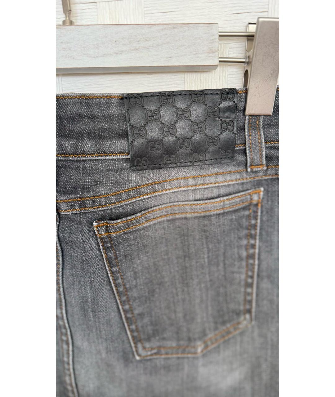 GUCCI Антрацитовая юбка мини, фото 3