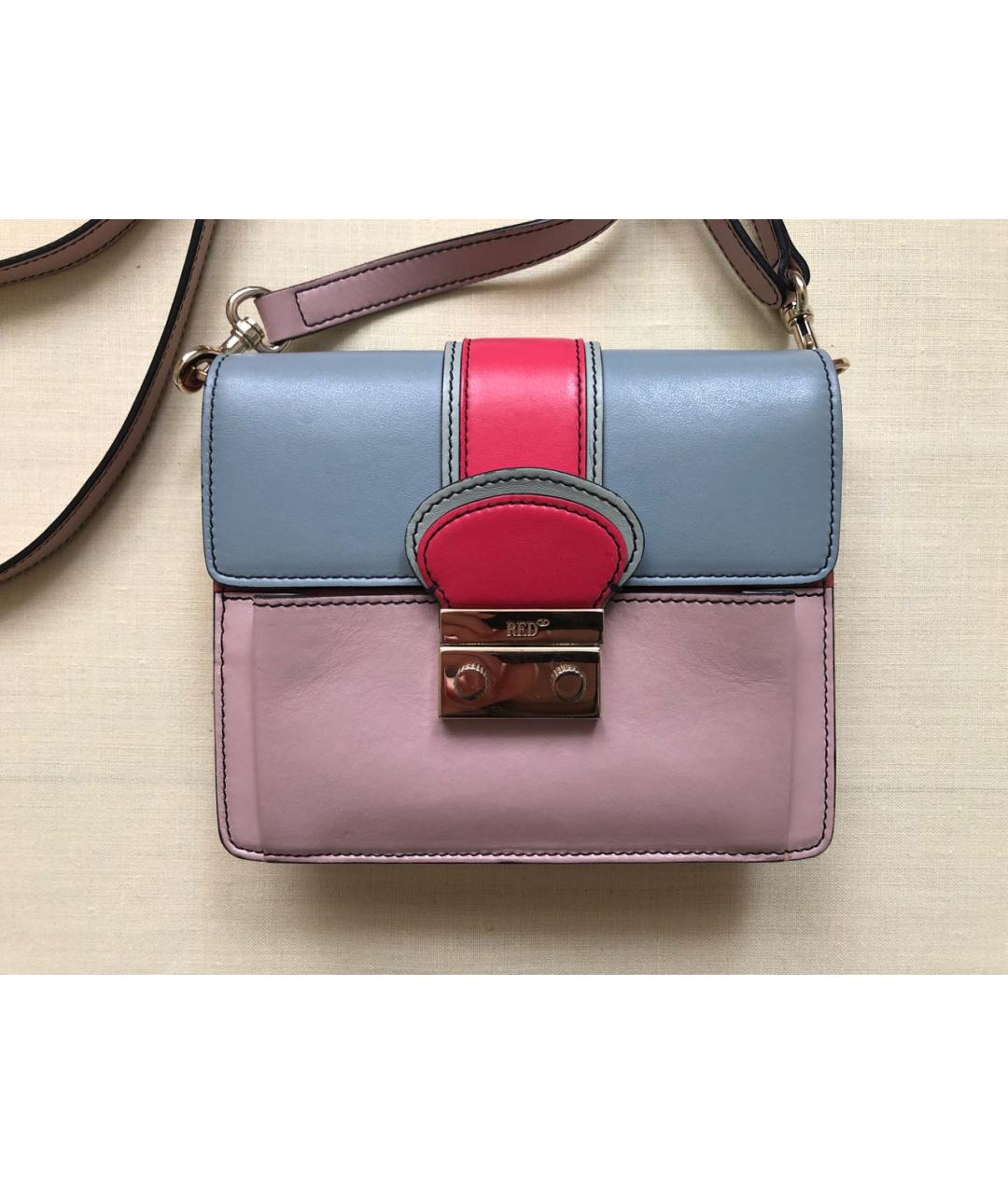 RED VALENTINO Мульти кожаная сумка через плечо, фото 2