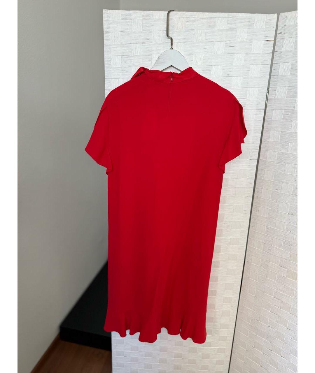 RED VALENTINO Красное повседневное платье, фото 2