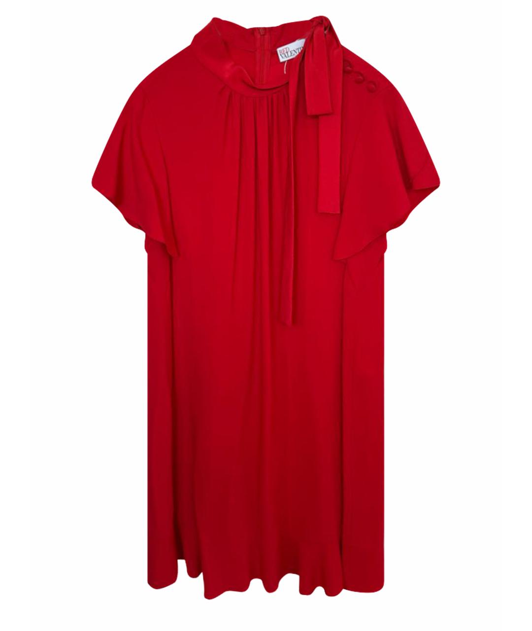 RED VALENTINO Красное повседневное платье, фото 1