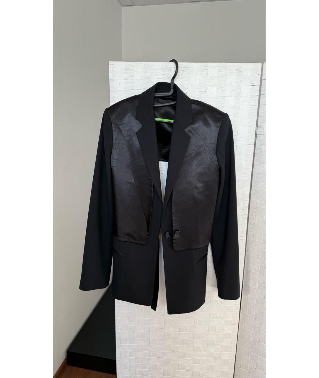 HELMUT LANG Черный жакет/пиджак, фото 4