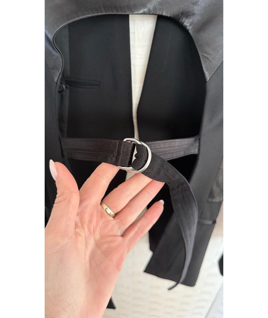 HELMUT LANG Черный жакет/пиджак, фото 2