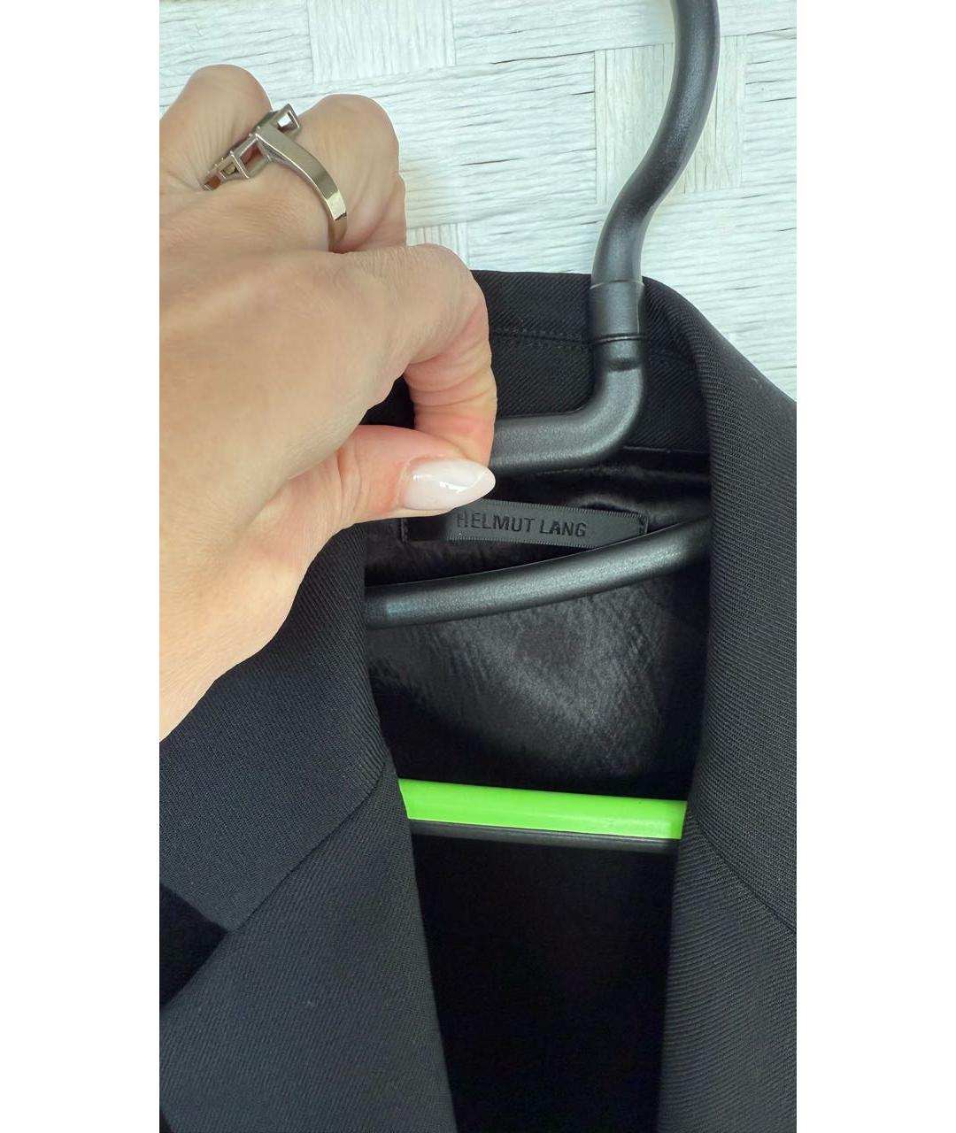 HELMUT LANG Черный жакет/пиджак, фото 3