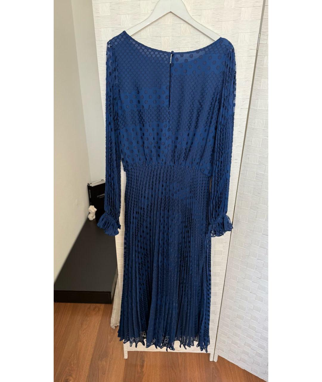 EMPORIO ARMANI Темно-синее повседневное платье, фото 2