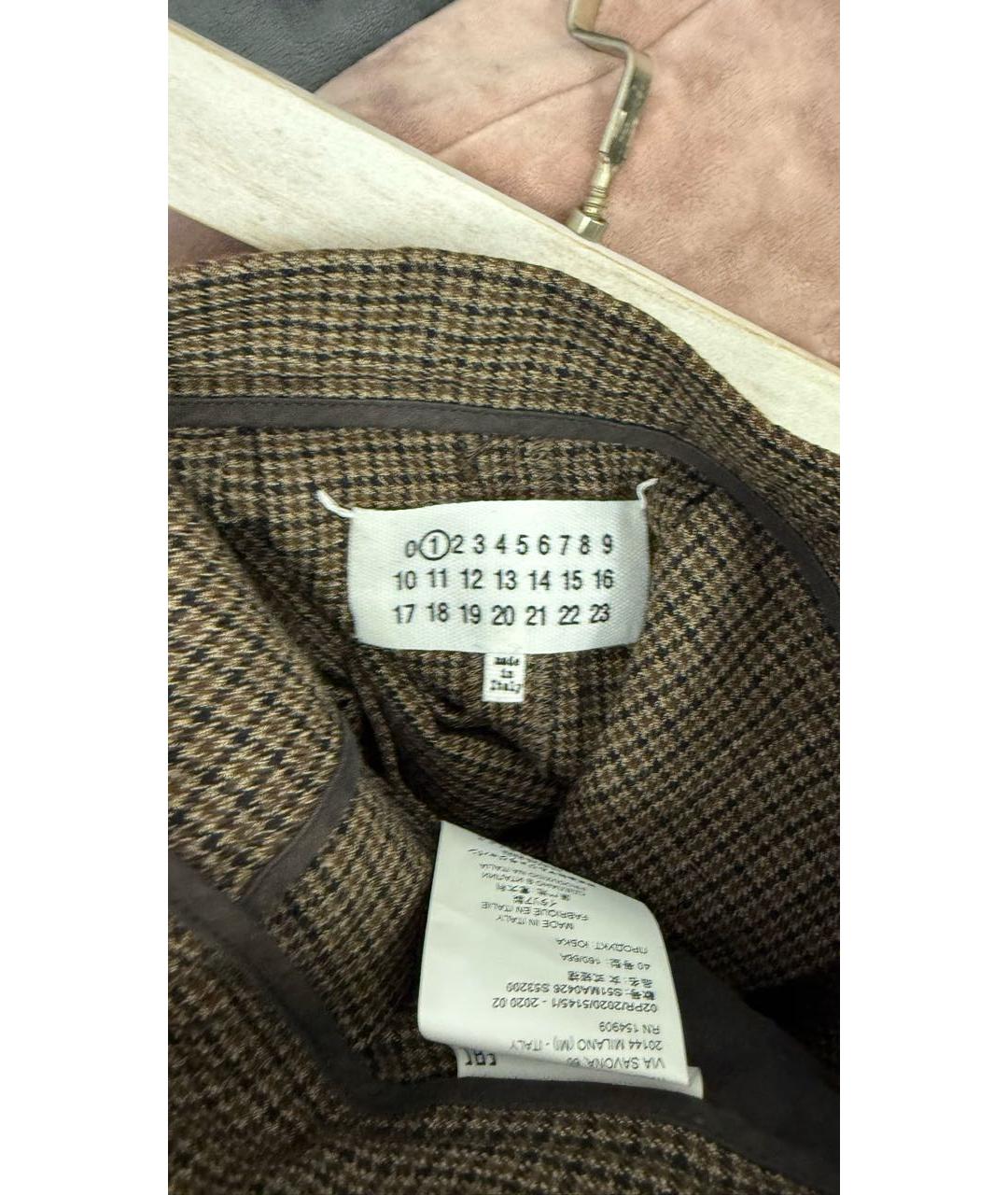 MAISON MARGIELA Коричневые шорты, фото 5