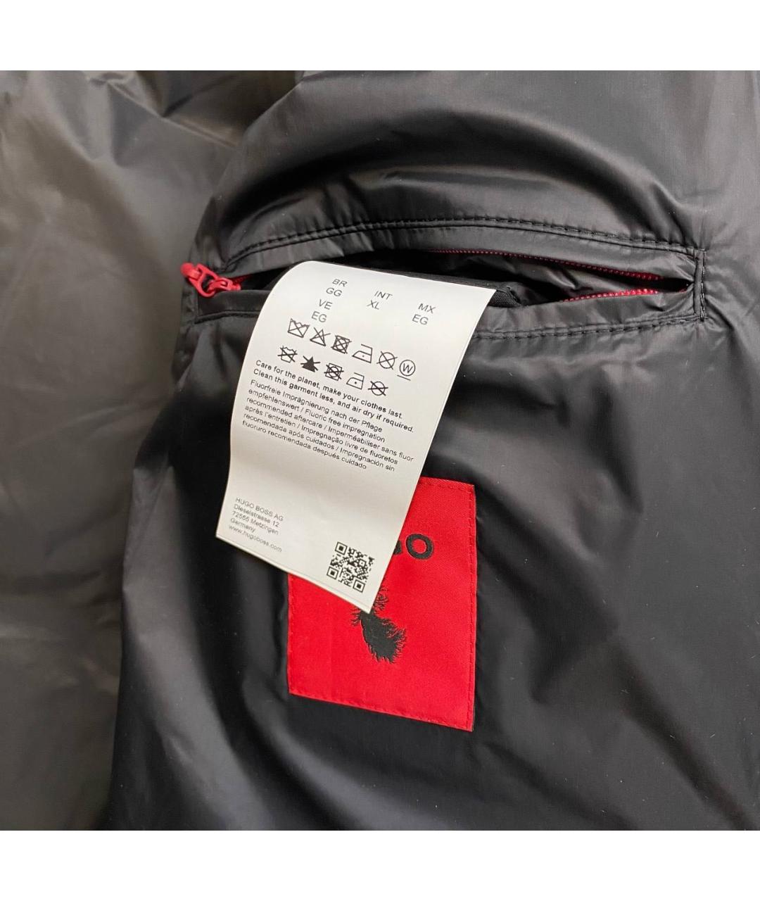 HUGO BOSS Черный пуховик, фото 5