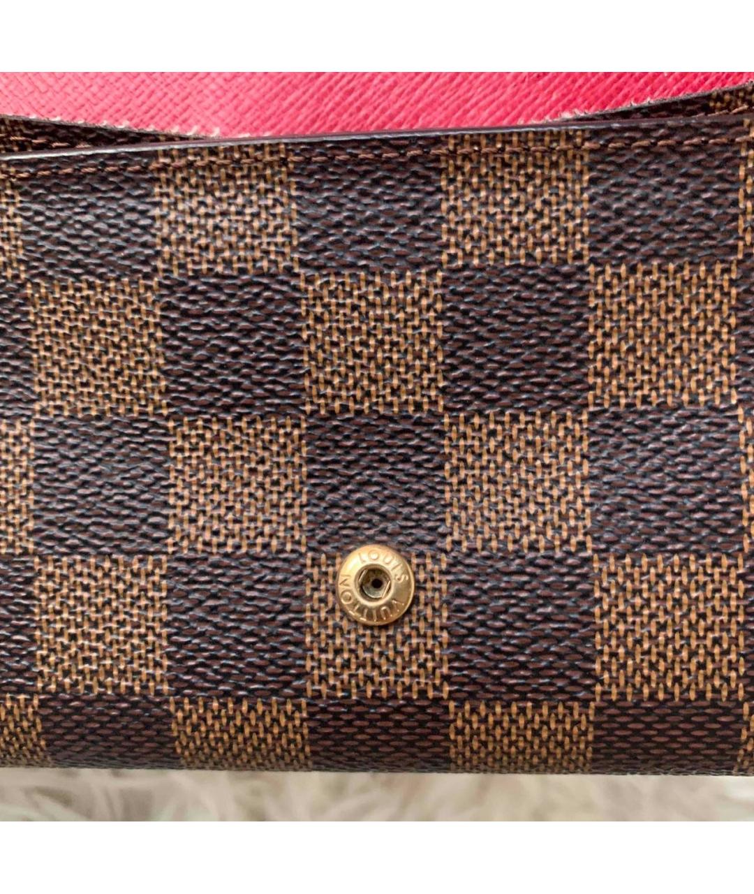 LOUIS VUITTON Коричневый кошелек, фото 3